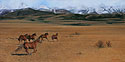 Cowboy Trail painted by Wendy Palmer<br>
				Oil on Canvas ~ 12 inch x 24 inch<br>
                ORIGINAL SOLD !<br>
				Now Available as<br>
                Giclée on Canvas Reproduction: 12 inch x 24 inch ~ $345.00 plus stretching and framing