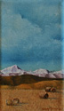 View From Big Rock painted by Wendy Palmer<br>
				Oil on Canvas ~ 3 inch x 5 inch<br>
                ORIGINAL SOLD !<br>
                No reproductions available.